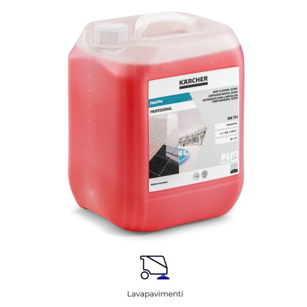 RM 751 - Detergente Acido per pulizie di fondo